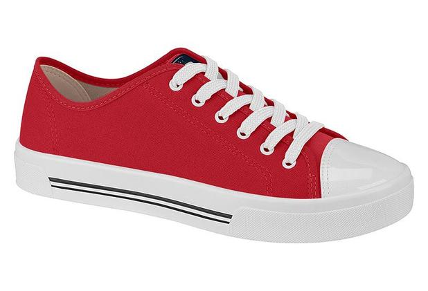 tenis moleca vermelho