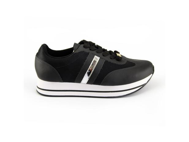 tenis plataforma moleca preto