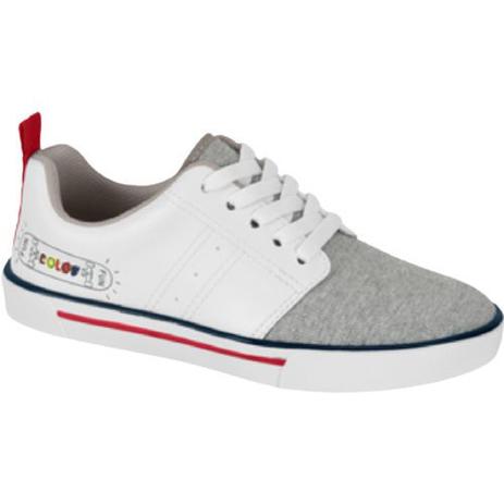 Tenis molekinho casual ref. 2801.643 branco/cinza - Tênis Infantil -  Magazine Luiza