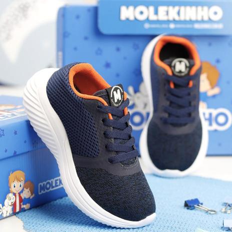Tenis Molekinho Marinho/Multi Marinho/Marinho Infantil 2832-100-20046 - Tênis  Infantil - Magazine Luiza