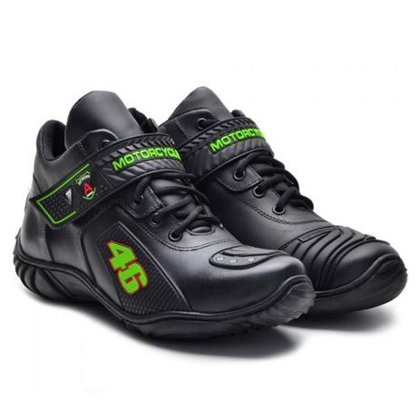 Tênis Motociclista Atron Shoes Couro Masculino Cadarço Leve - Vestuário  para Motociclista - Magazine Luiza