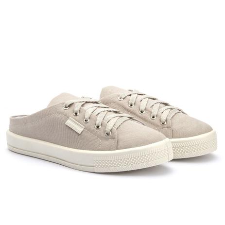 Tênis mule casual feminino cinza zoccolette z204c - Mule Feminino - Magazine Luiza