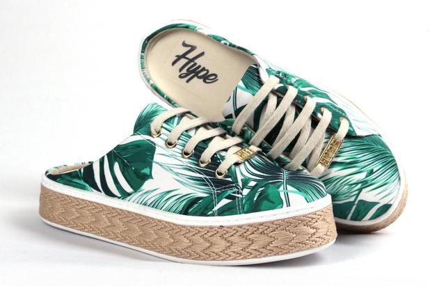 tenis flatform estampado