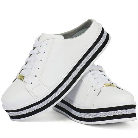 tenis flatform mule
