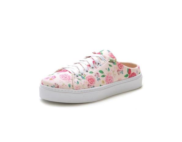 tenis mule floral