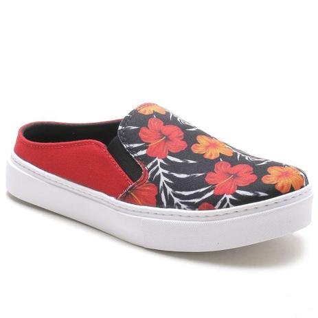 tenis florido feminino