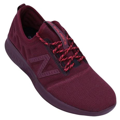 new balance bordo feminino