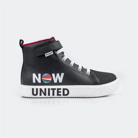 Tenis Now United Infanto Juvenil Cano Medio Preto Original - Pampili -  Tênis Infantil - Magazine Luiza