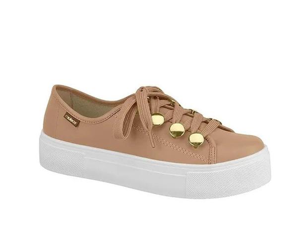 tenis dourado moleca