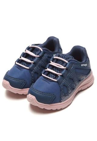 Tênis Ortopé Feminino DNA Flex Marinho/Silver Pink 25 - Tênis Infantil - Magazine Luiza