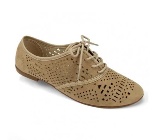 Tênis Oxford Feminino Camurça Bege Lasercut Beira Rio Menor preço em Tênis Oxford Feminino Camurça Bege Lasercut Beira Rio
