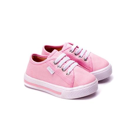 TÊNIS BOTINHA PAMPILI COELHINHO POMPOM ROSA/LOUREX 108149 - Via Colors -  Calçapé Calçados
