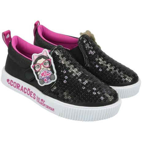 Tênis Pampili Luluca Infantil Patches Preto 435.144 - No Magalu - Magazine  Luiza