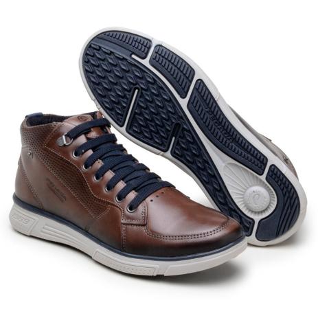 Tênis Pegada Masculino Elástico Cano Médio Perfuros Casual - Tênis Masculino - Magazine Luiza
