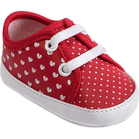 tenis menina vermelho