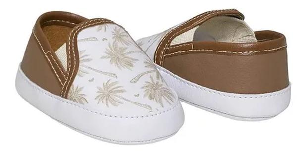 Tênis Pimpolho para Bebê de 6 a 7 meses nº4 Marron branco Coqueiro - 55133  - Calçados para Bebês - Magazine Luiza