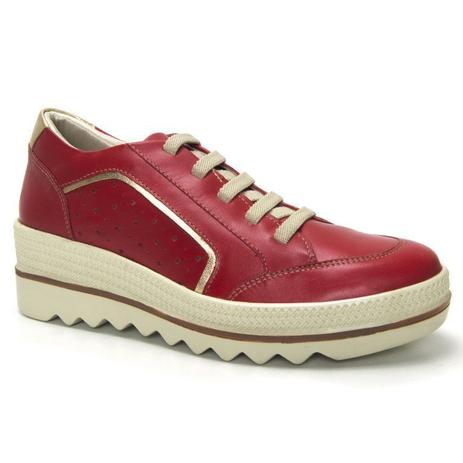 tenis vizzano vermelho plataforma