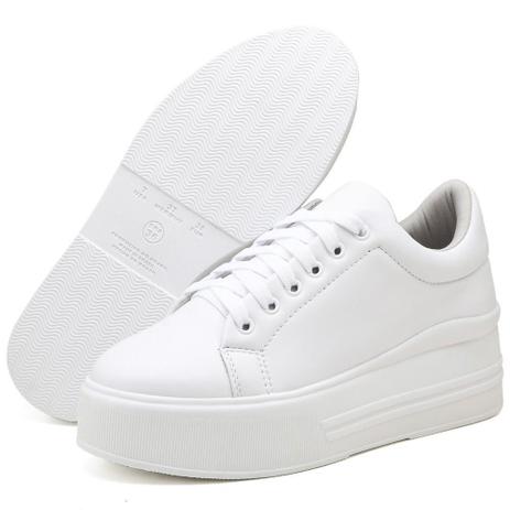 tenis feminino flatform branco