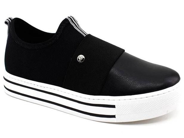 tenis via marte plataforma preto