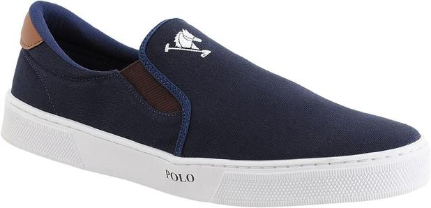 tênis polo joy slip on iate masculino
