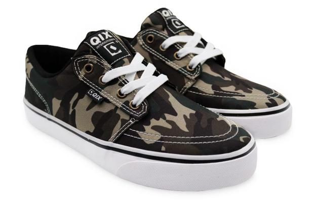 tenis qix masculino camuflado