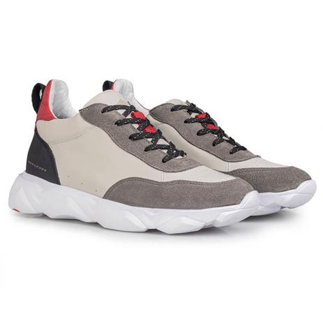 Tênis Move Masculino em Couro Rafarillo 71002 Preto 1511 | ZARATO