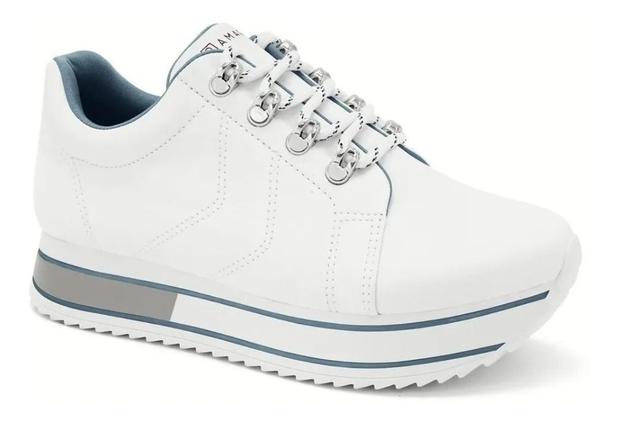 tenis branco tratorado