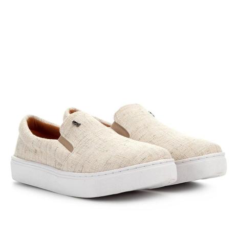 Tênis slip on suede sola alta verde-SANTA LOLLA