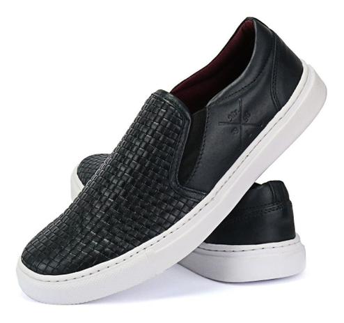 Tênis Sapatênis Casual Slip On Couro Moderno Top Lançamento - MR. LIGHT -  Outros Moda e Acessórios - Magazine Luiza