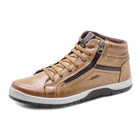 Tênis Sapatênis Masculino Cano Alto Couro Laroche Marfim - Sapatênis  Masculino - Magazine Luiza