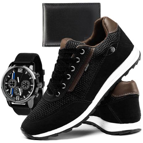 Tênis Sapatênis Masculino Ferraretto Casual Esporte Fino com Carteira e  Relógio - Sapatênis Masculino - Magazine Luiza