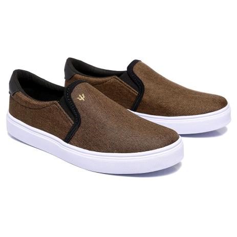 Tenis Sapato Sapatenis Casual Yate Mocassim Slip-on Masculino - Poseidon  Calçados - Sapatênis Masculino - Magazine Luiza