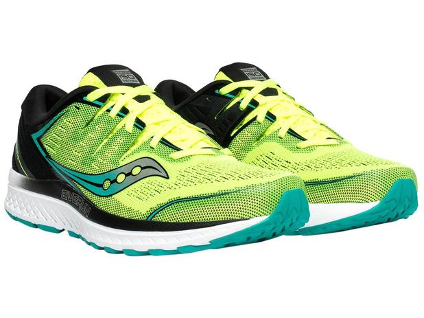Tênis Saucony Guide Iso 2 Masculino Verde e Preto Menor preço em Tênis Saucony Guide Iso 2 Masculino Verde e Preto