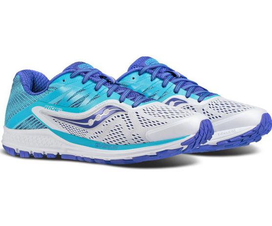 Tênis Saucony Ride 10 Feminino - Azul e Branco - Tênis de Corrida - Magazine Luiza
