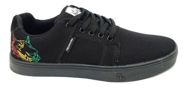 Tênis Skatista Red Nose Kids RNAI508 - Cor:Preto/Jamaica - Tamanho:32 -  Tênis Esportivo - Magazine Luiza