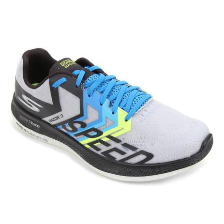 Tênis Skechers Go Run Razor 3 Masculino 55220-BKGR - Tênis de Corrida - Magazine Luiza