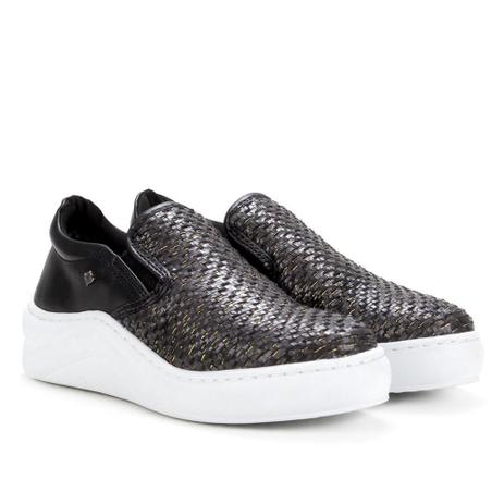 Tênis SliP On Cravo e Canela Feminino - Jeans - 163104