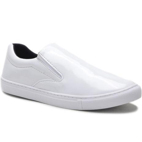 tenis slip on verniz