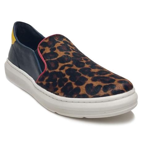 tenis slip on feminino sola alta