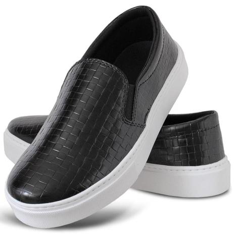 tenis slip feminino preto
