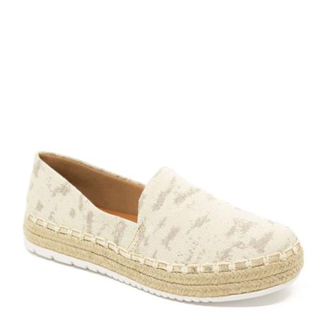 slip on feminino bege