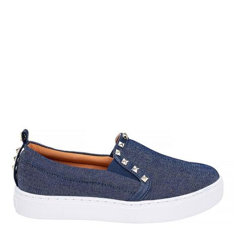 Slip On Santa Lolla Jeans Logo Feminino - Azul | Netshoes