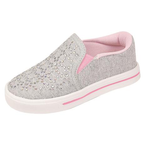 Tênis Slip On Kimimo Infantil Feminino Pedrinhas Brilhantes Menor preço em Tênis Slip On Kimimo Infantil Feminino Pedrinhas Brilhantes