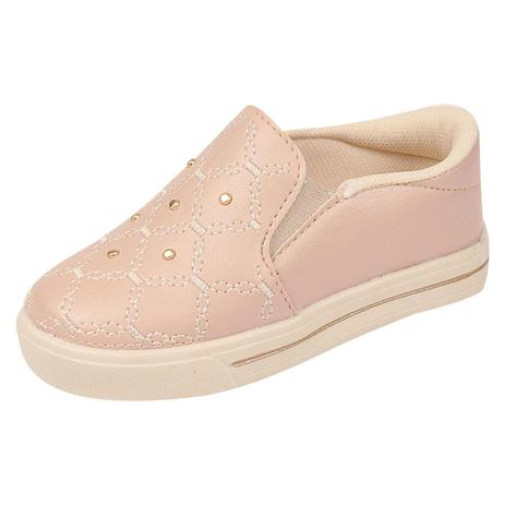 Tênis Slip On Kimimo Infantil Menina Bordado Tachas Dourada Menor preço em Tênis Slip On Kimimo Infantil Menina Bordado Tachas Dourada