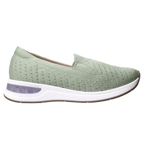 Tênis Slip On Knit Ultraconforto Feminino Modare Verde - 7364.103 - Slipper  / Slip On Feminino - Magazine Luiza