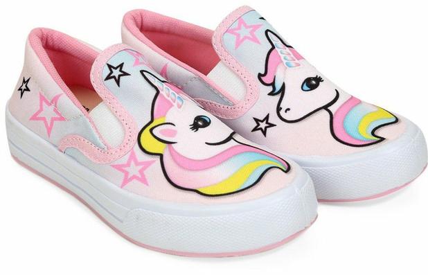 slip on infantil unicornio