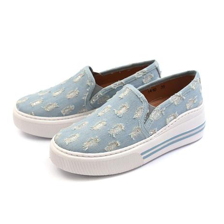 slip on jeans feminino