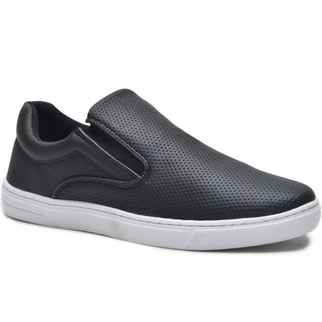 slip on preto masculino
