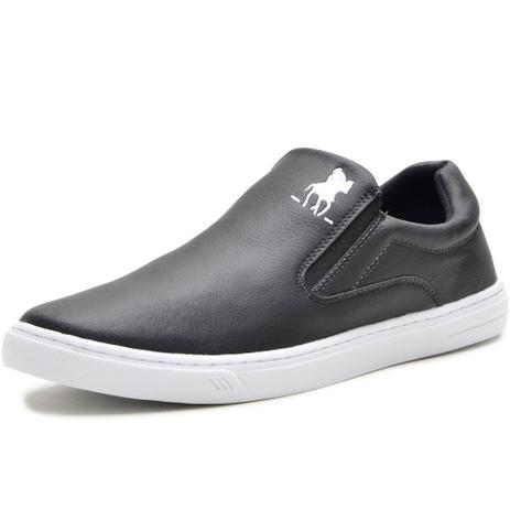 tenis slip on masculino preto