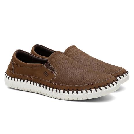 slipper masculino couro